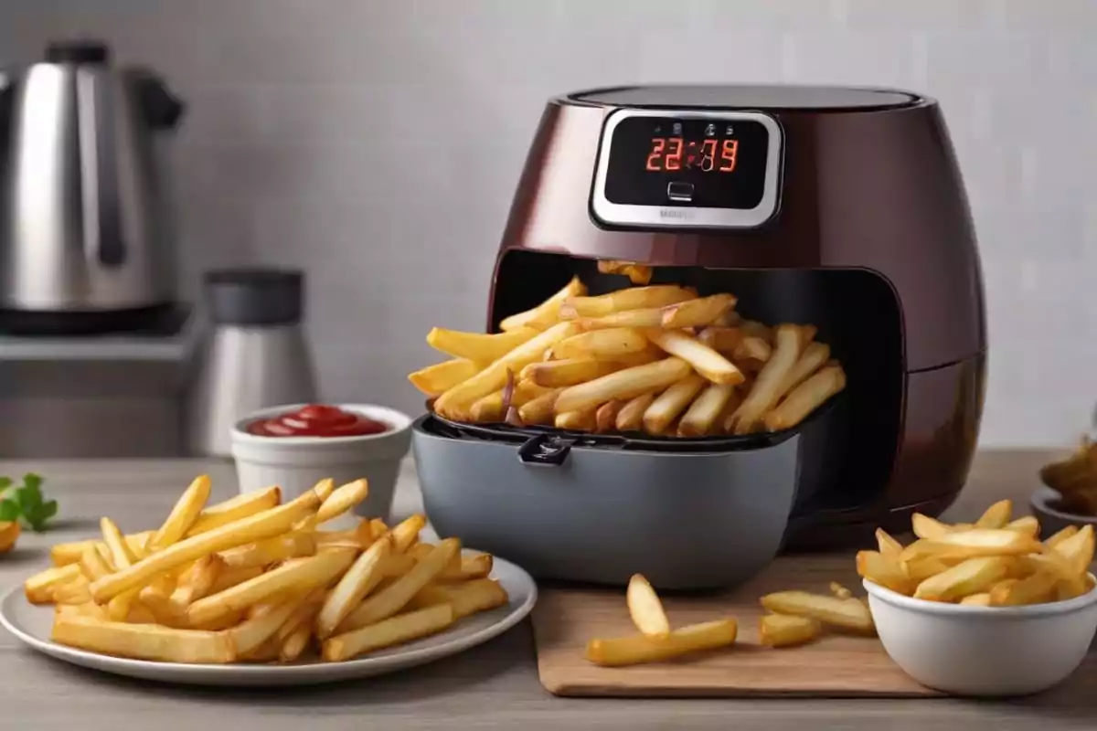 How long to reheat five guys fries in air fryer?