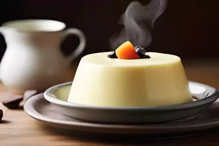 Traditional steamed pudding in a kitchen setting, symbolizing the cherished culinary technique.
